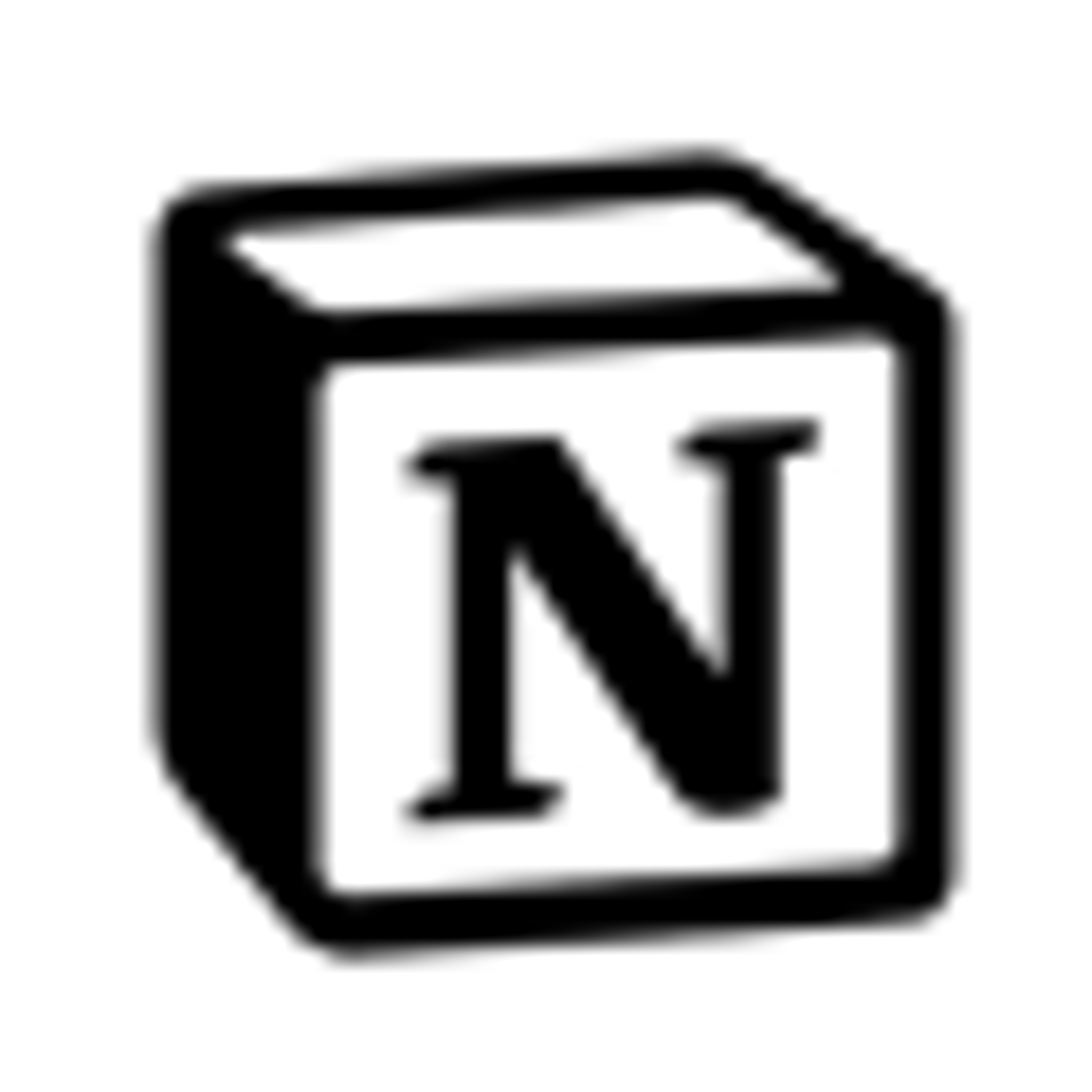 Notion icon on white background